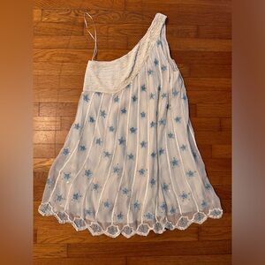 Free People one shoulder sequin shift dress